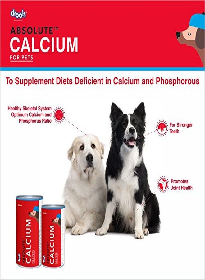 Drools Absolute Calcium Tablet- Dog Supplement, 18 Pcs (Pack of 2) - Image 3